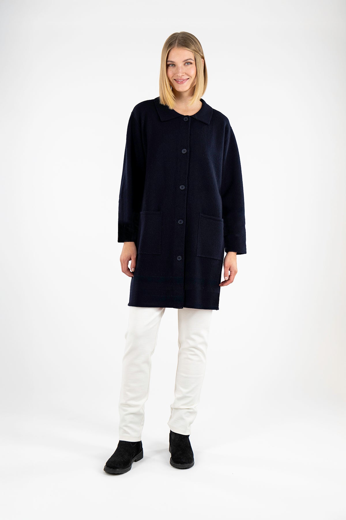 ARCTURUS cardigan dark blue