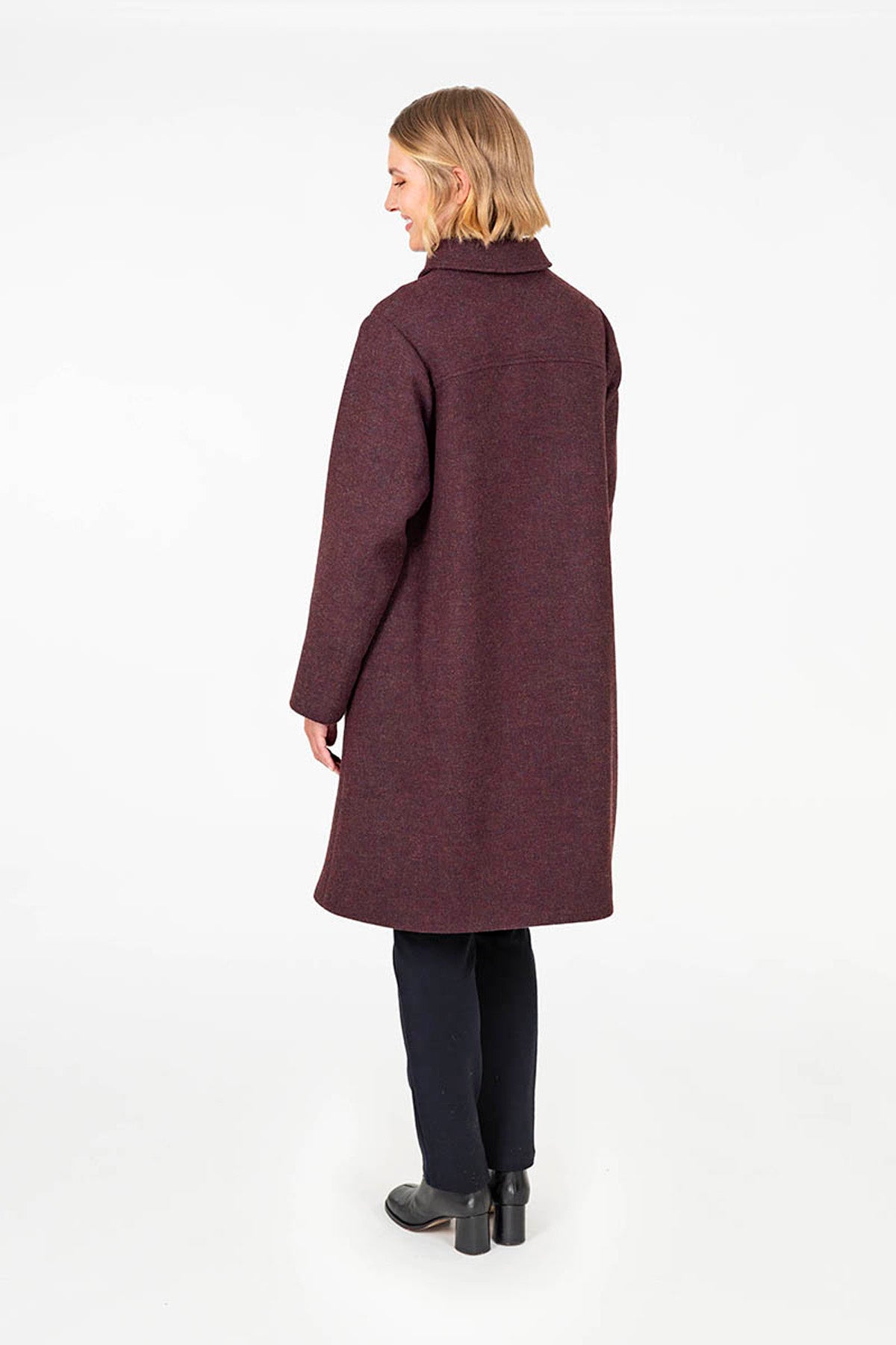 GARDA coat burgundy