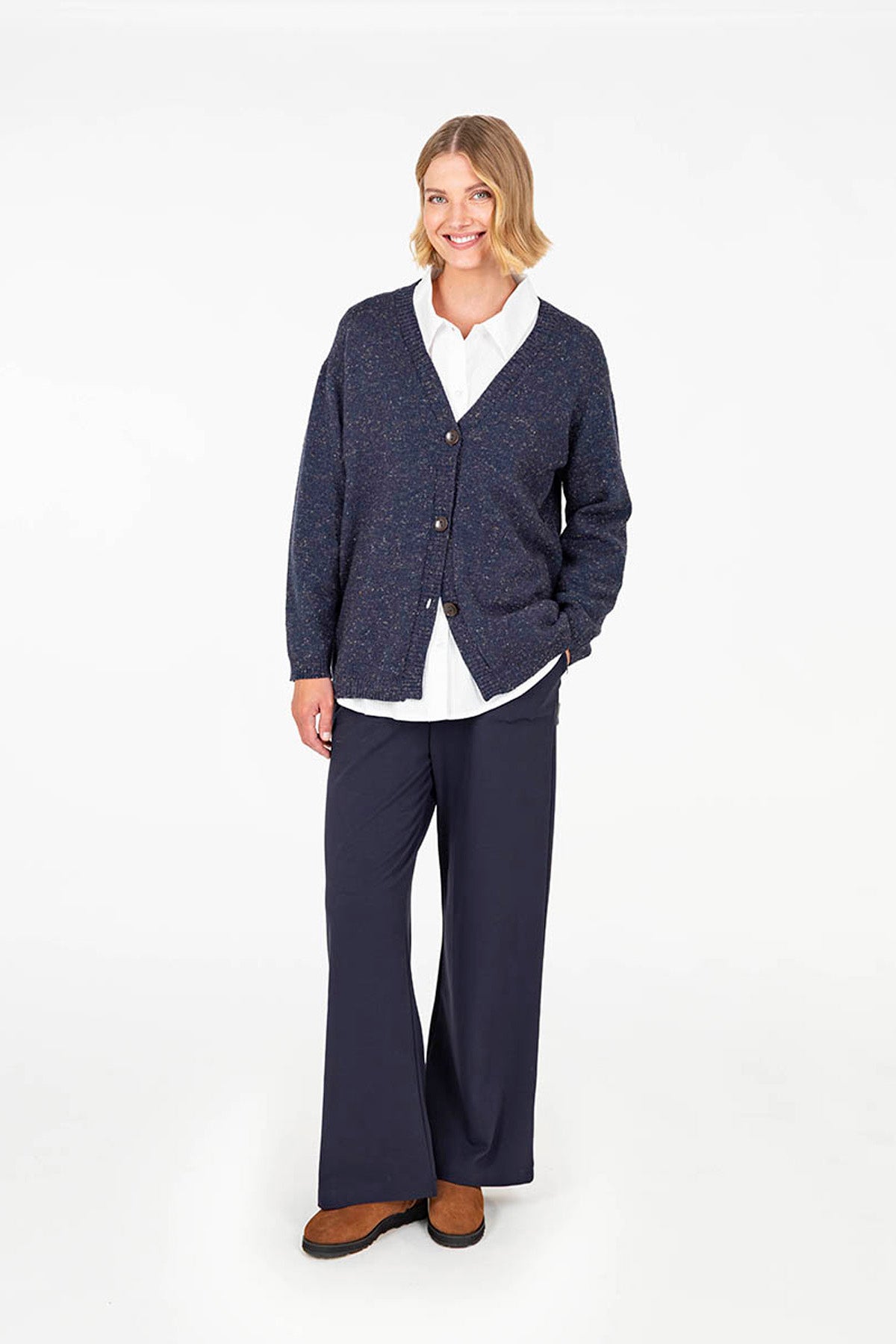 GARONNE cardigan dark blue