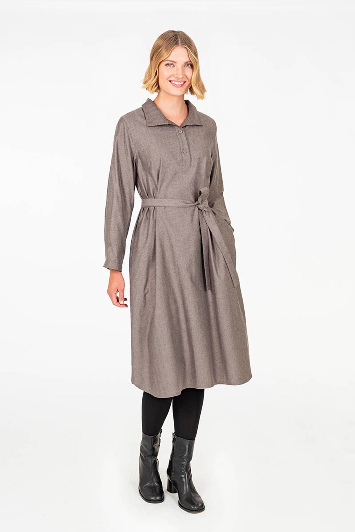 HIETA dress brown