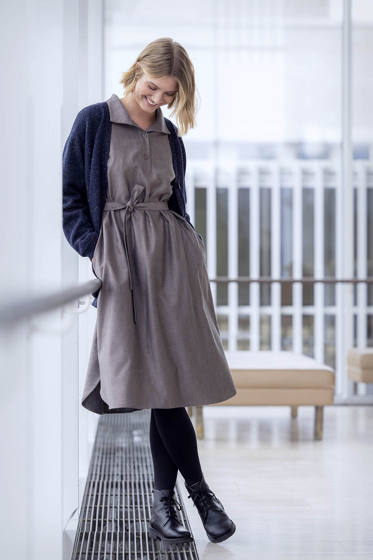 GARONNE cardigan dark blue