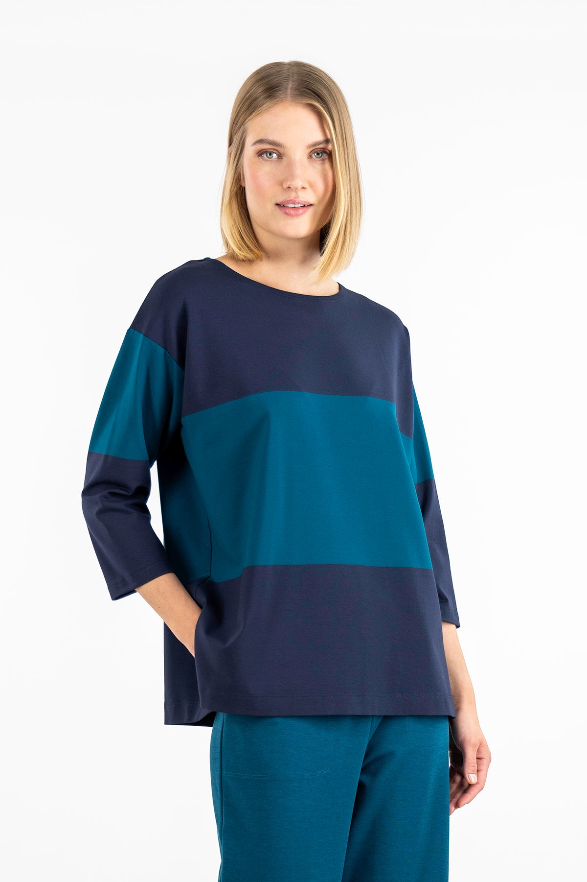 JUURI top dark blue