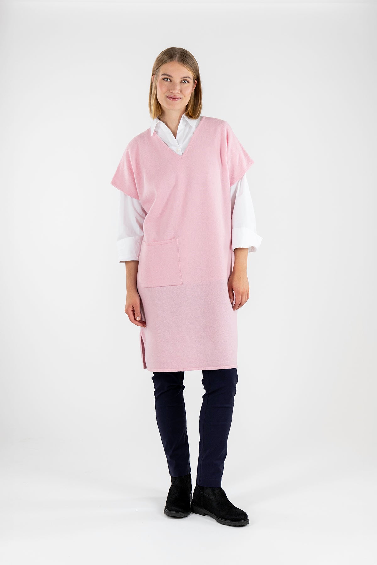 KEFEUS knitted dress light pink