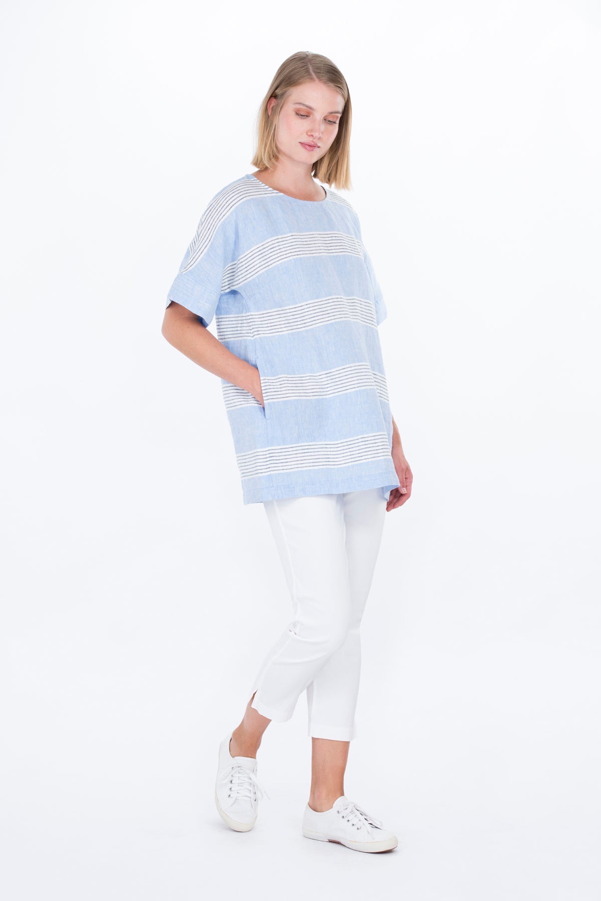 KUOHU tunic blue