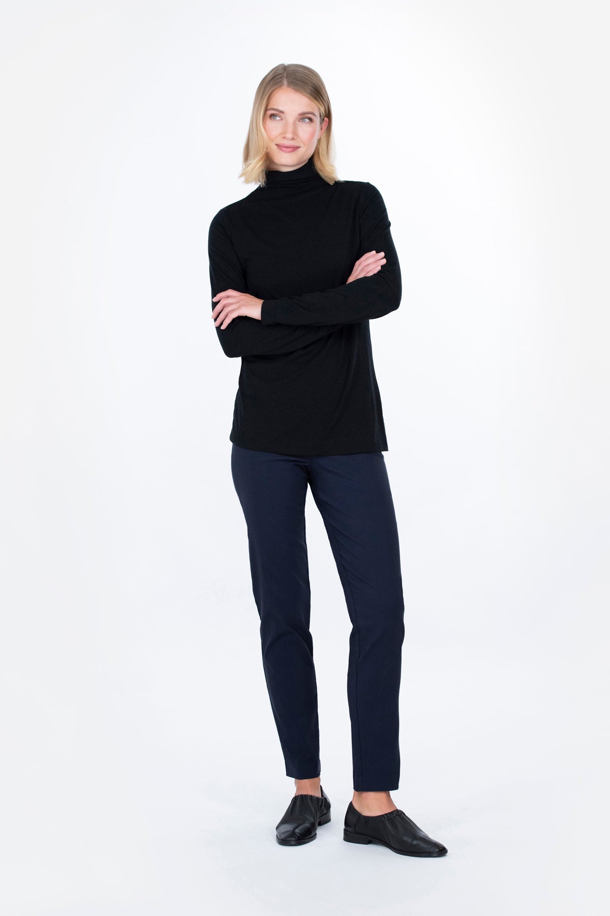 LIISA trousers dark blue