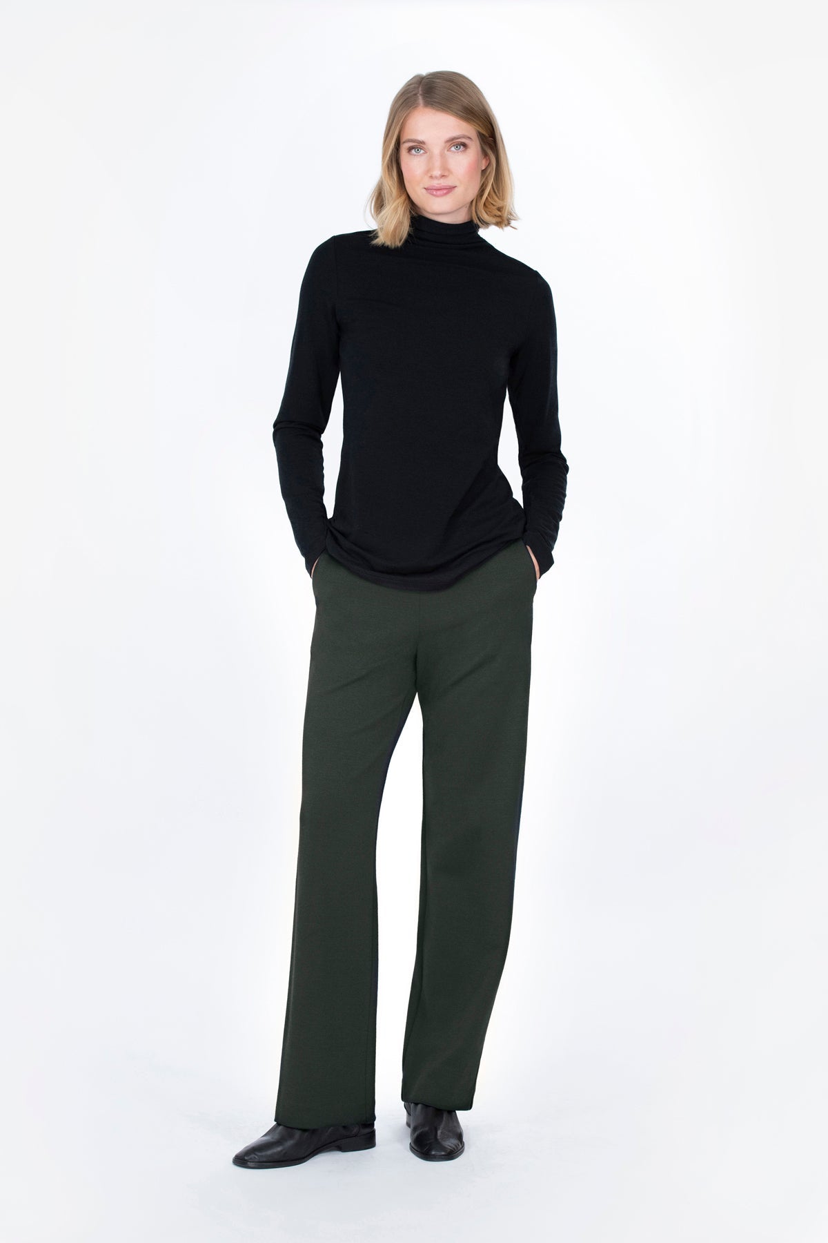 MAIRE trousers dark green