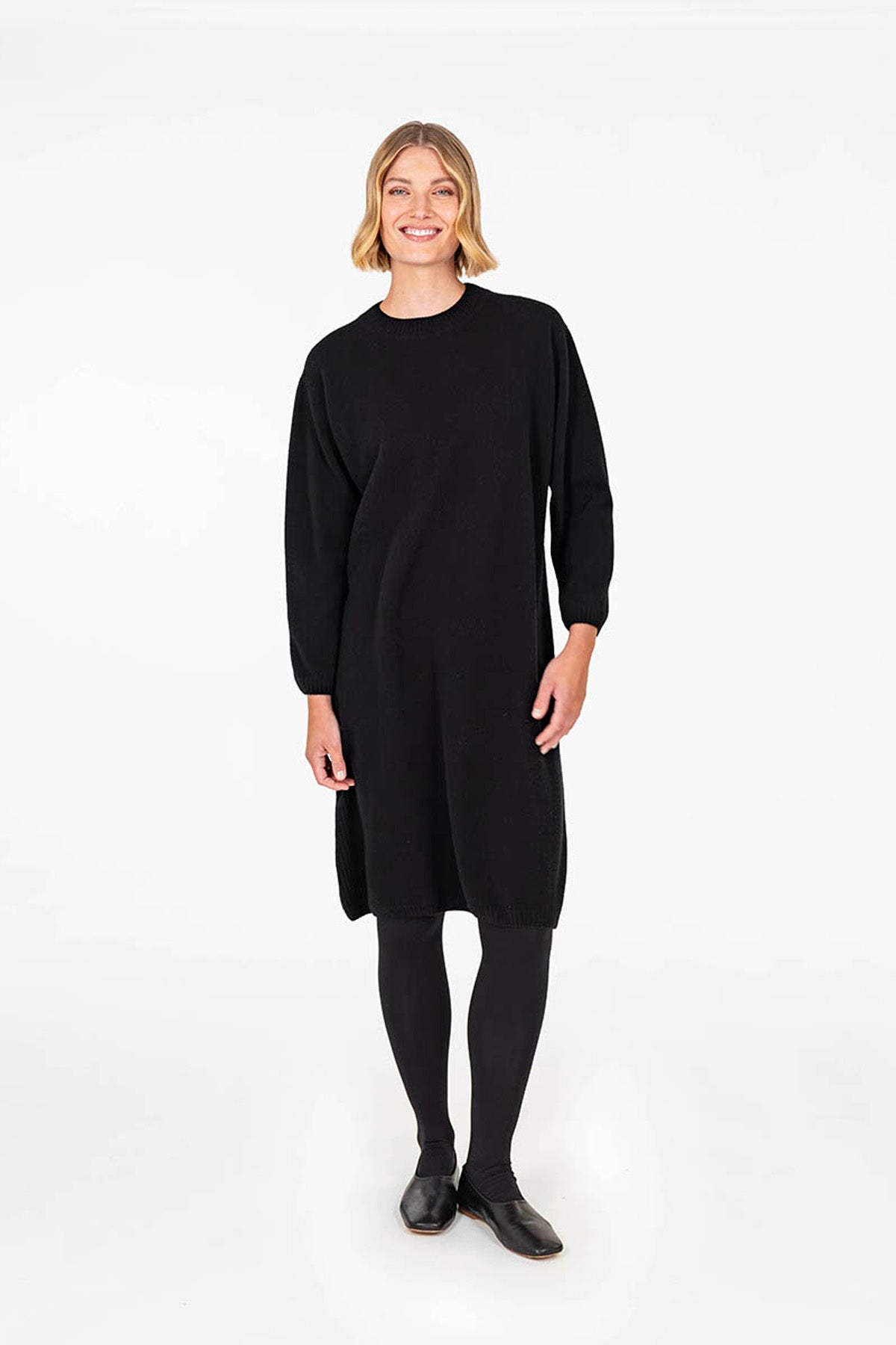 NOTKO knitted dress black