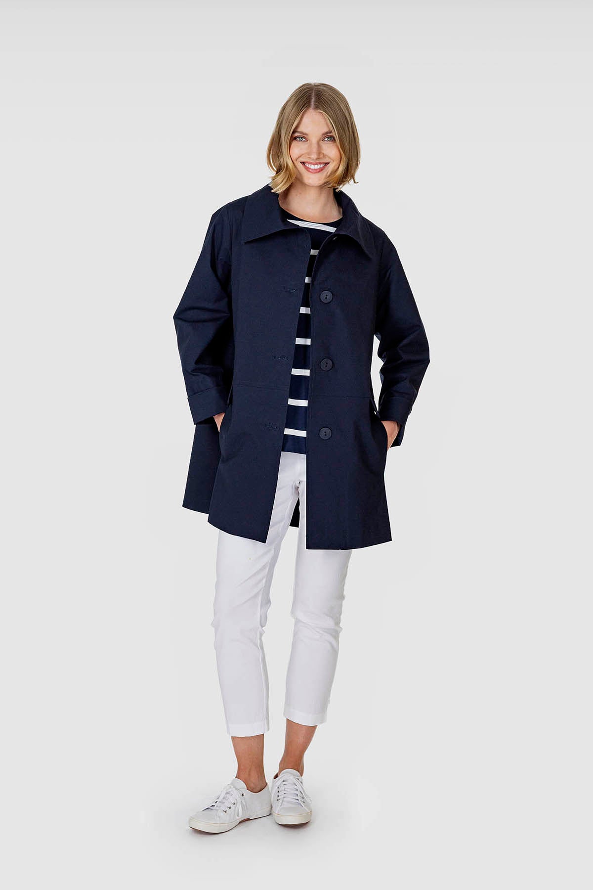 NUOTTI coat dark blue