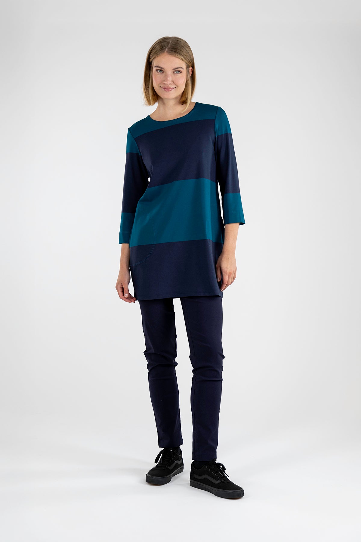 OKSA tunic dark blue