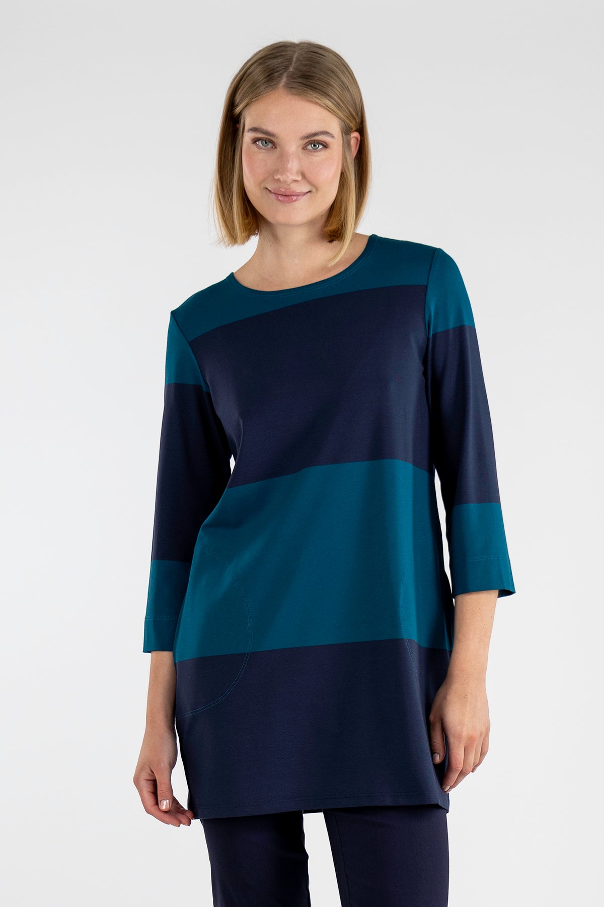 OKSA tunic dark blue