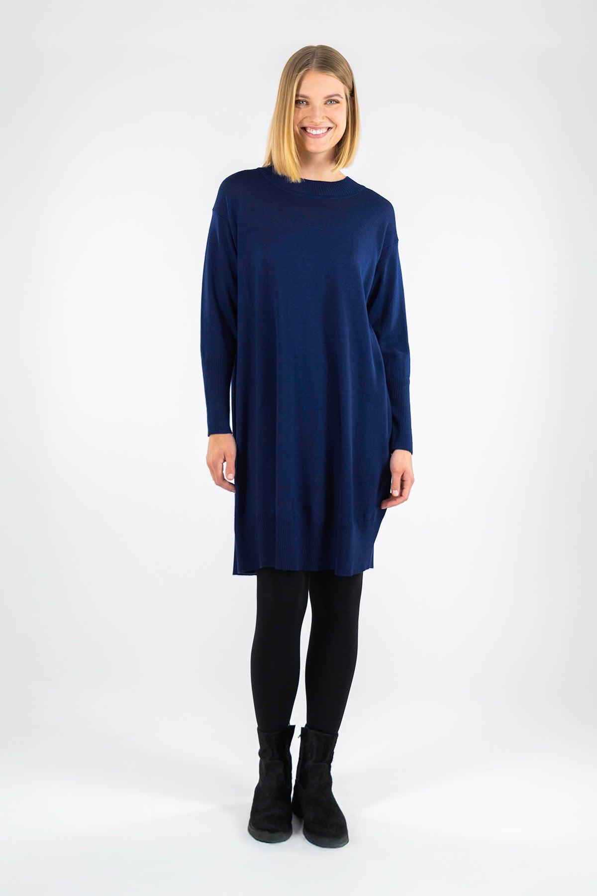 RUUSUNMARJA knitted dress blue