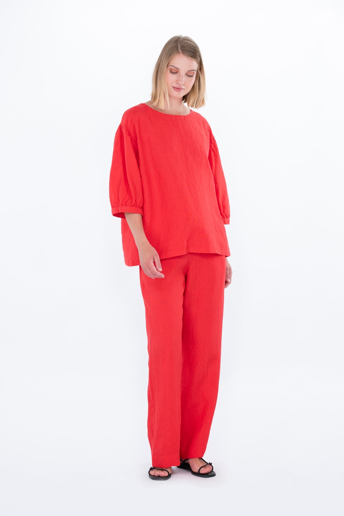 VIRNA trousers red