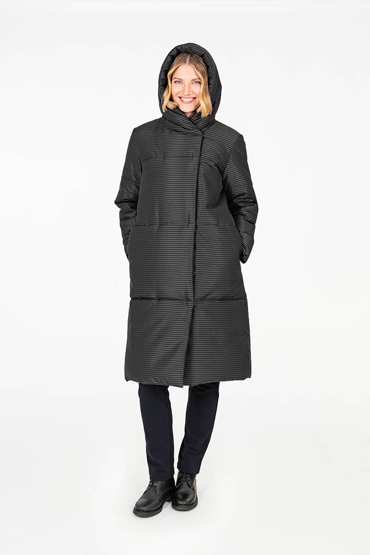 SATURNUS coat black-grey