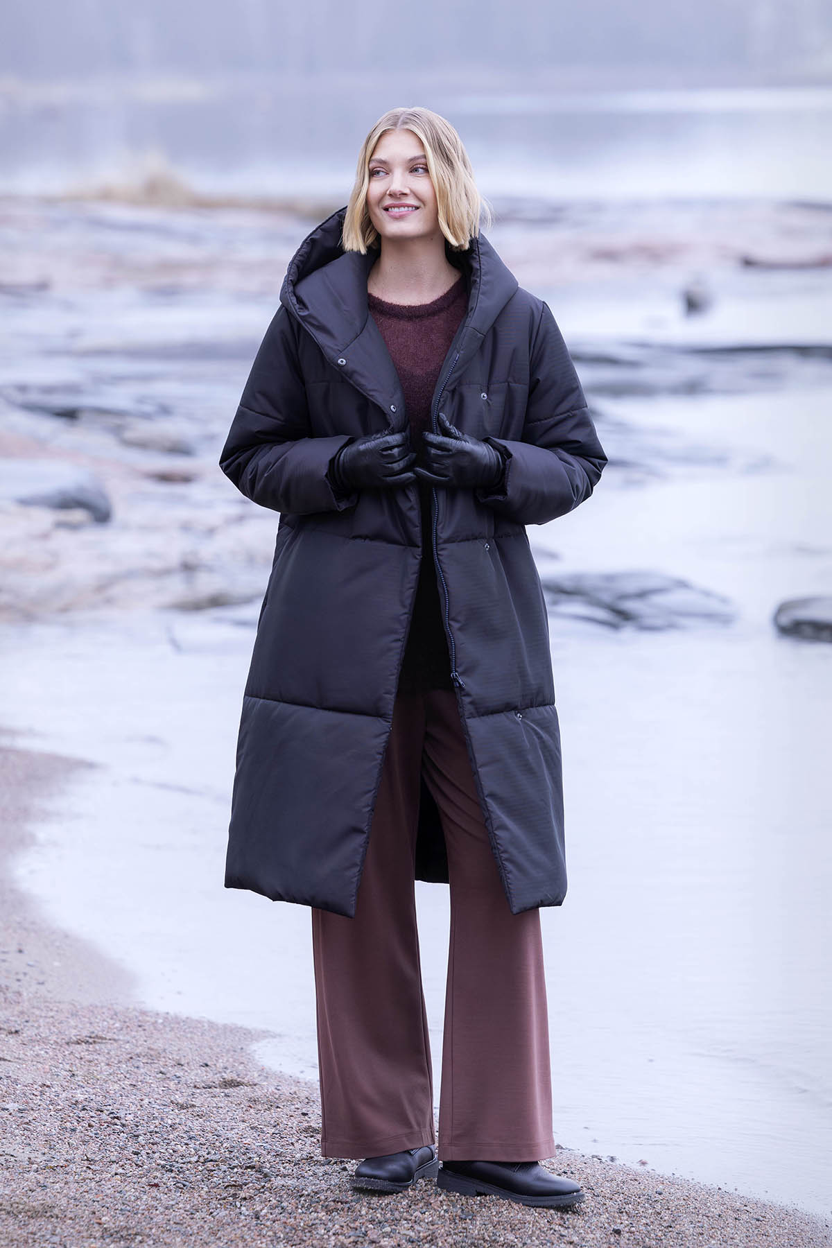 SATURNUS coat blue-brown