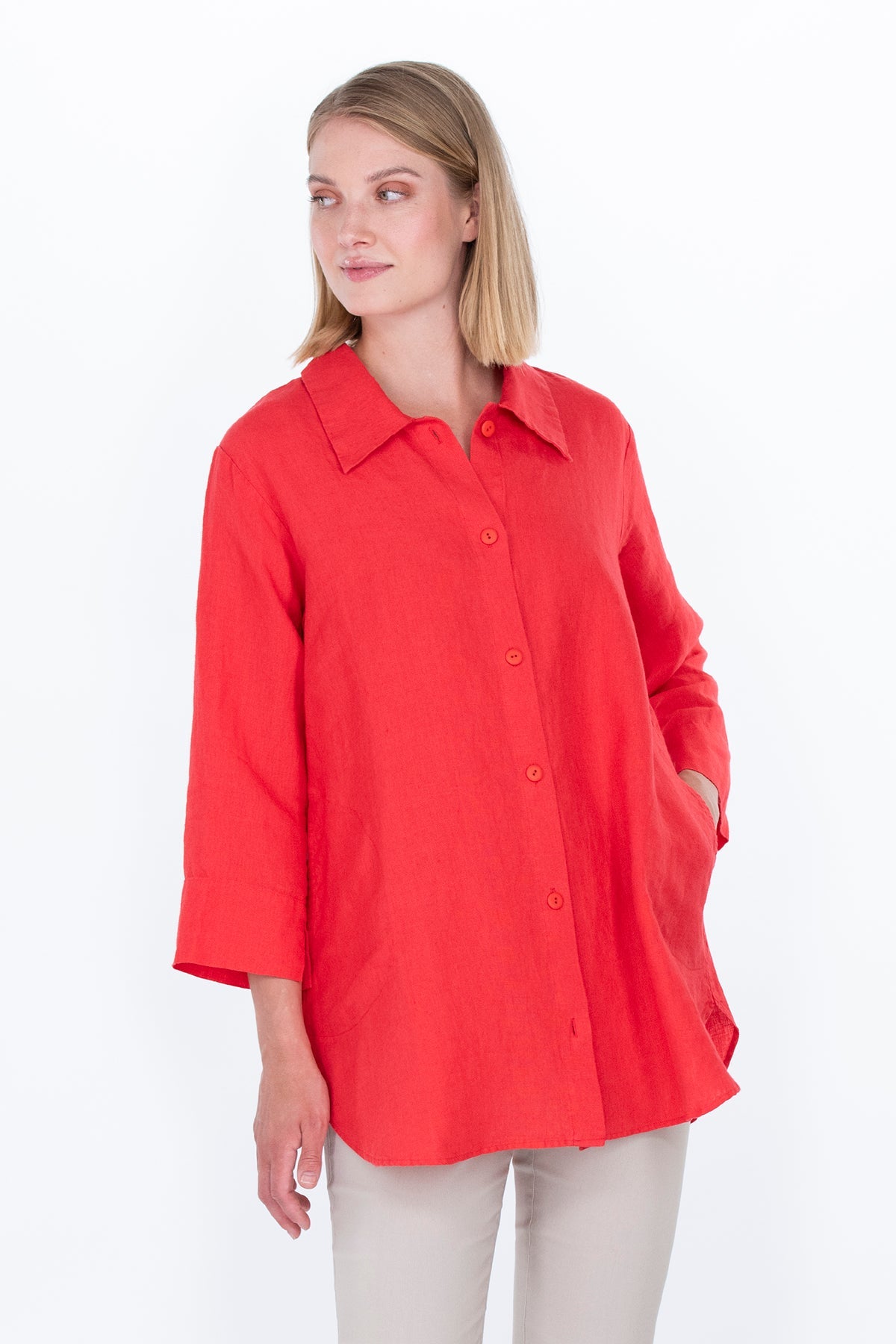 SAUNIO shirt red