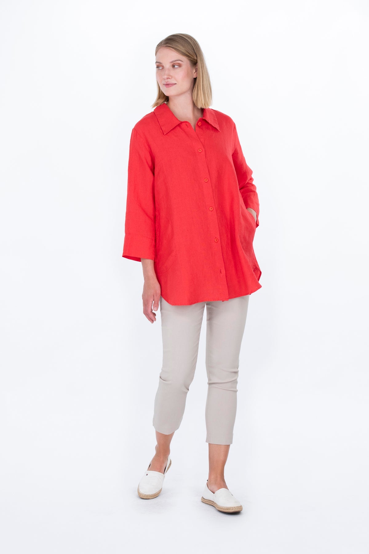 SAUNIO shirt red
