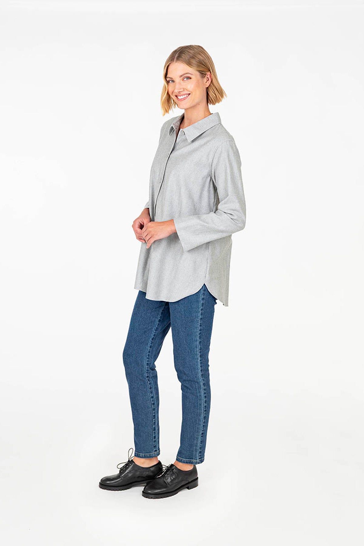 SAVI shirt grey
