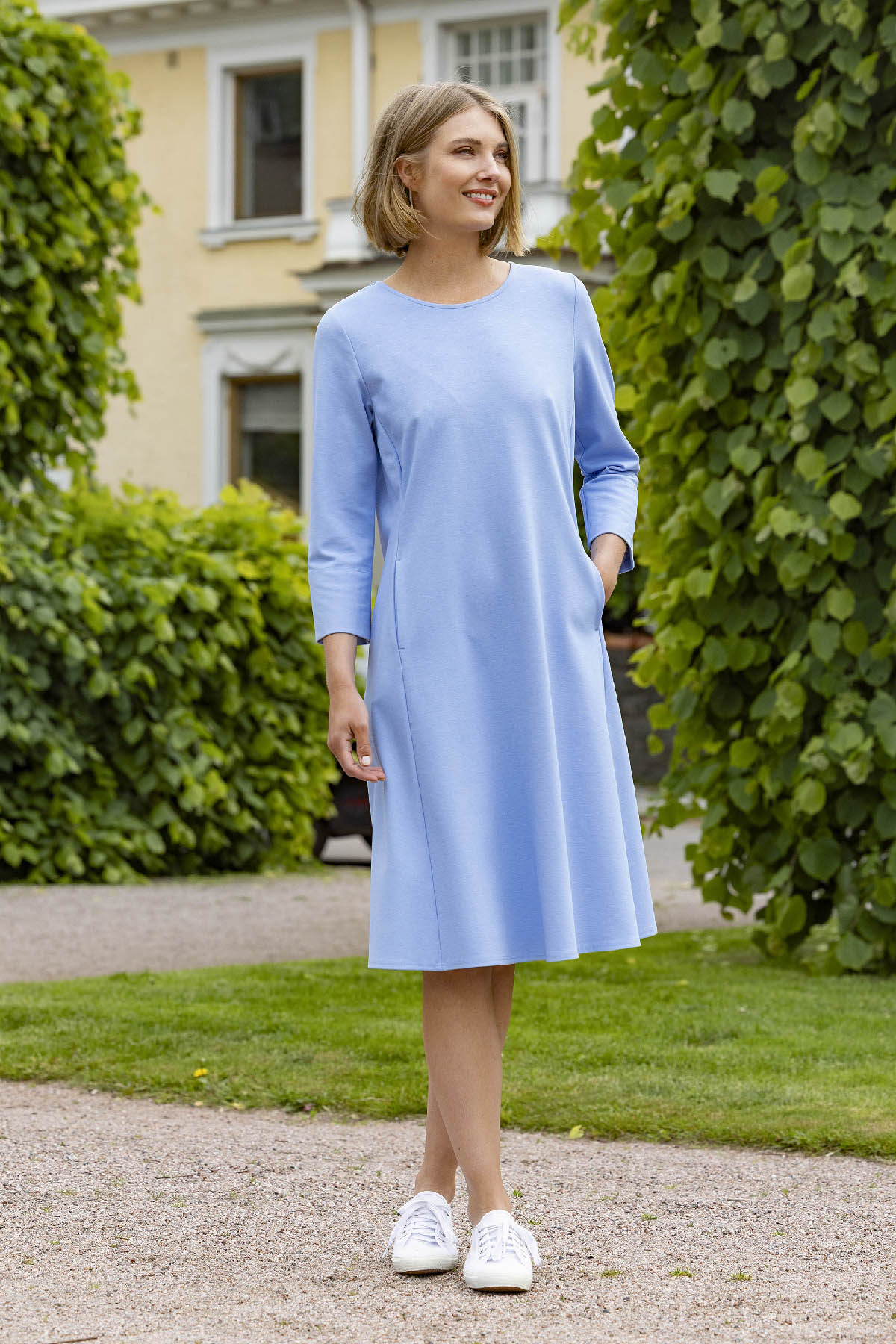 SELVA dress light blue