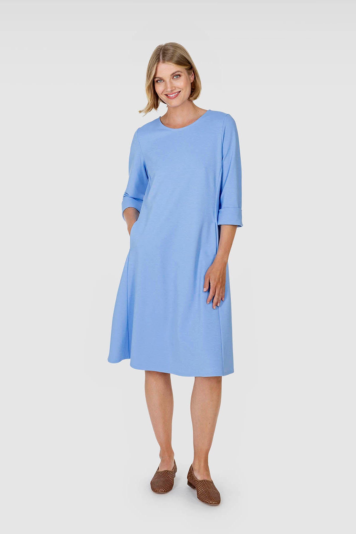 SELVA dress light blue