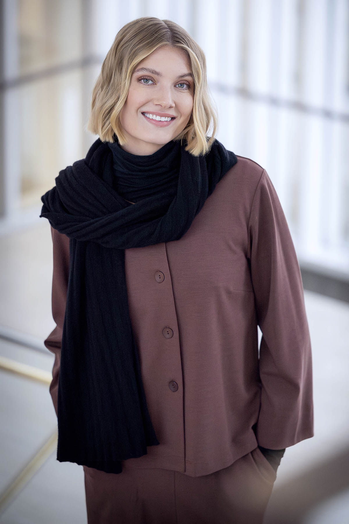 SERATA jacket brown