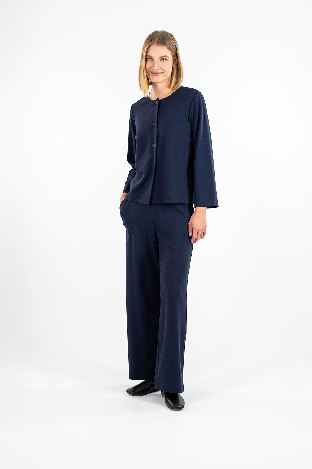 SERATA jacket dark blue