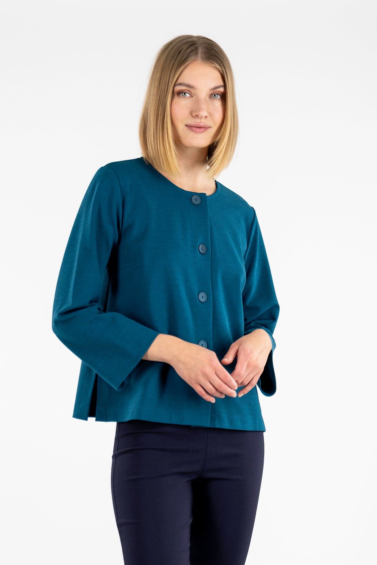 SERATA jacket petrol green