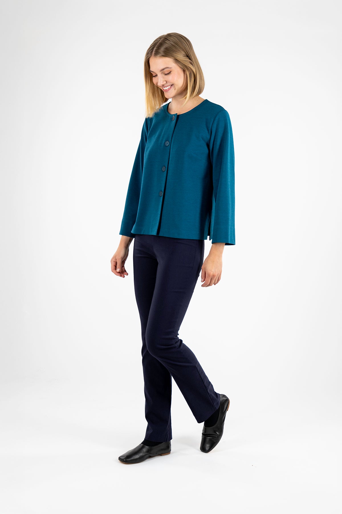 SERATA jacket petrol green