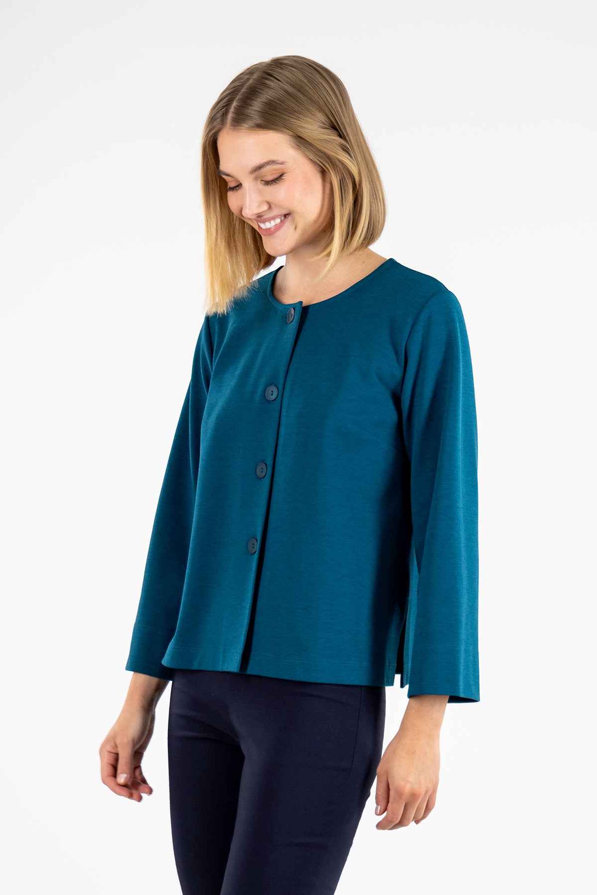 SERATA jacket petrol green