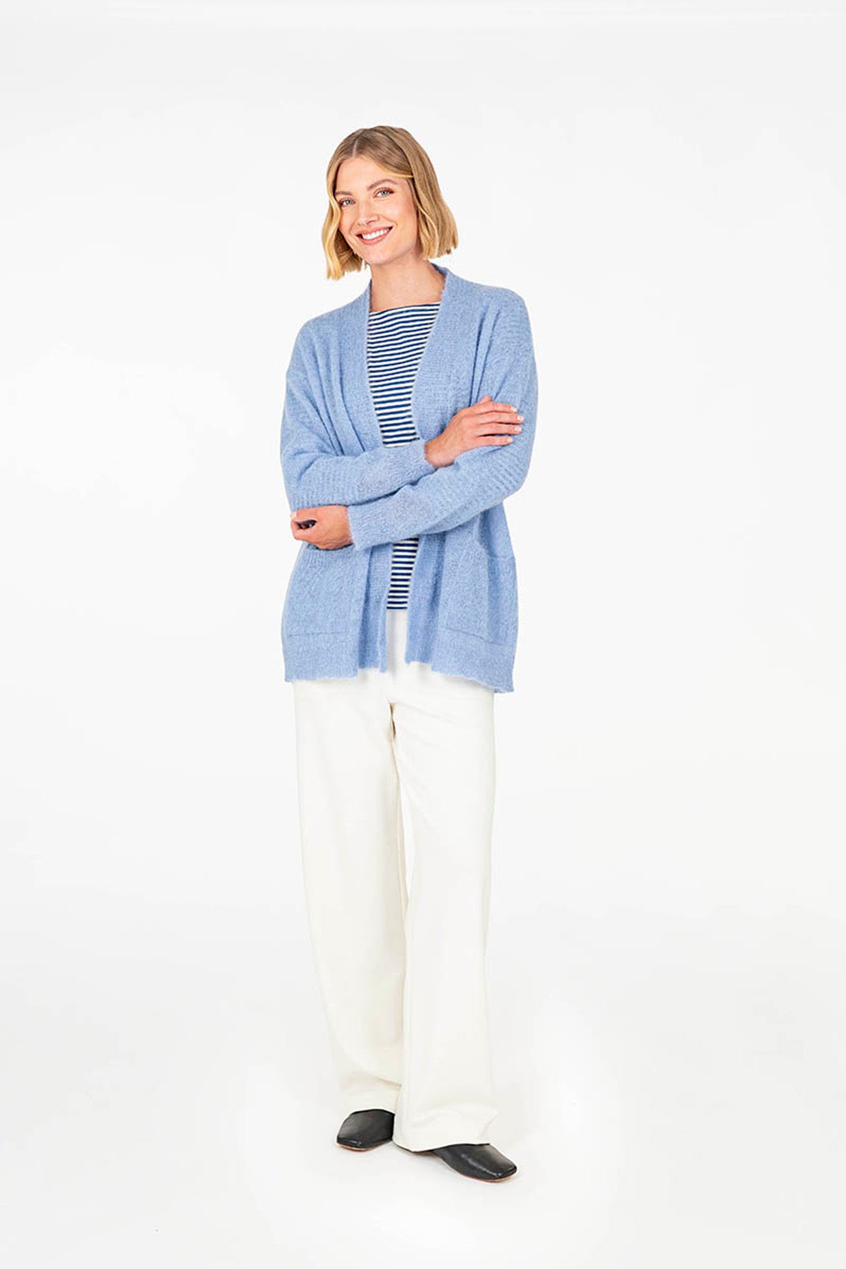 SOINTU cardigan light blue