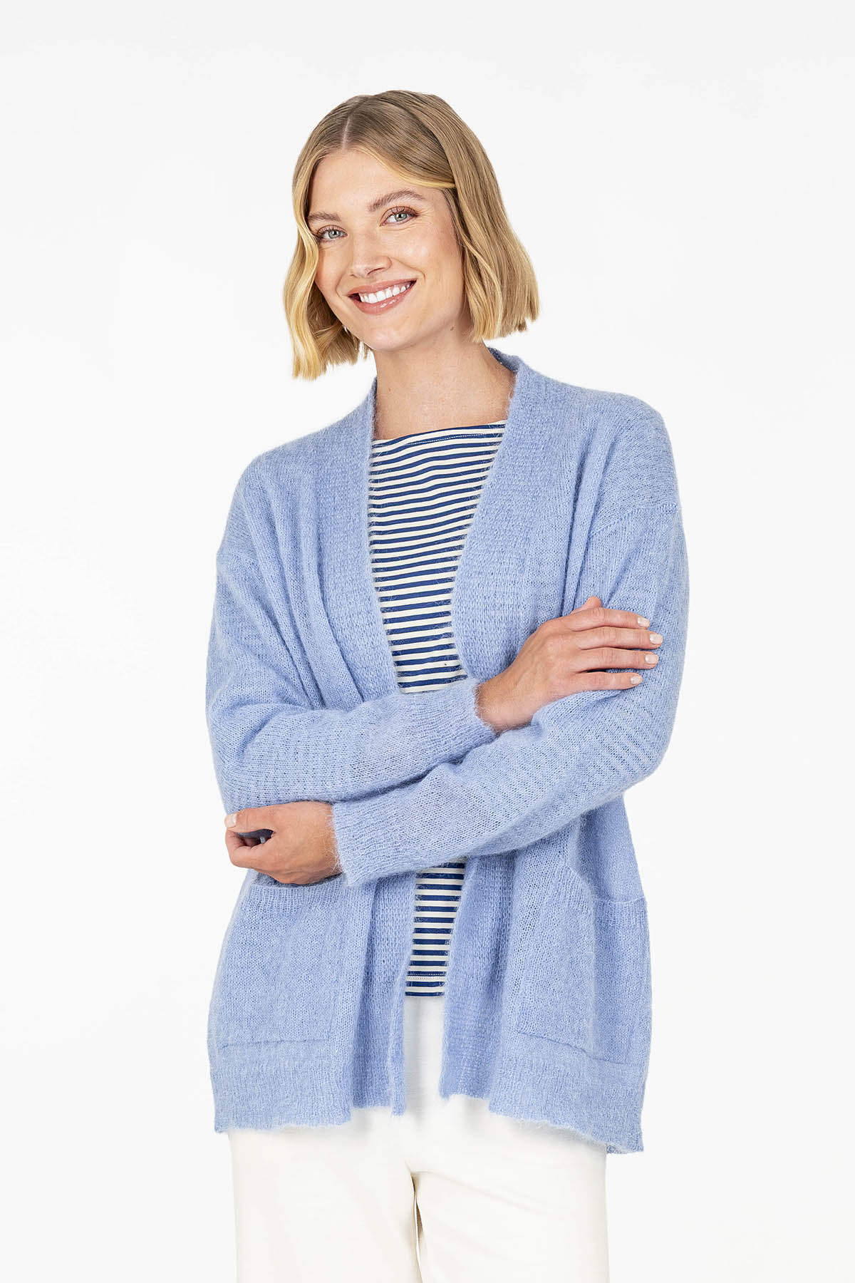 SOINTU cardigan light blue