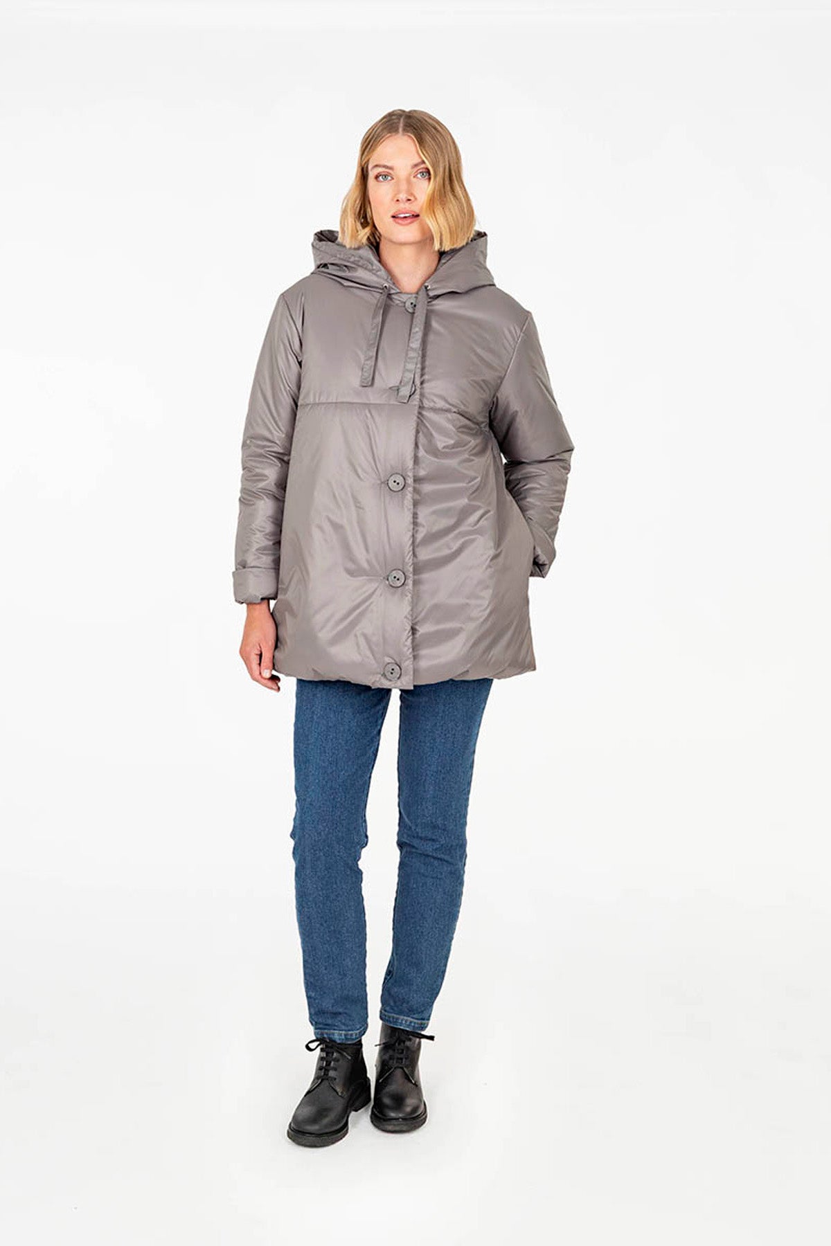 SYLI coat grey