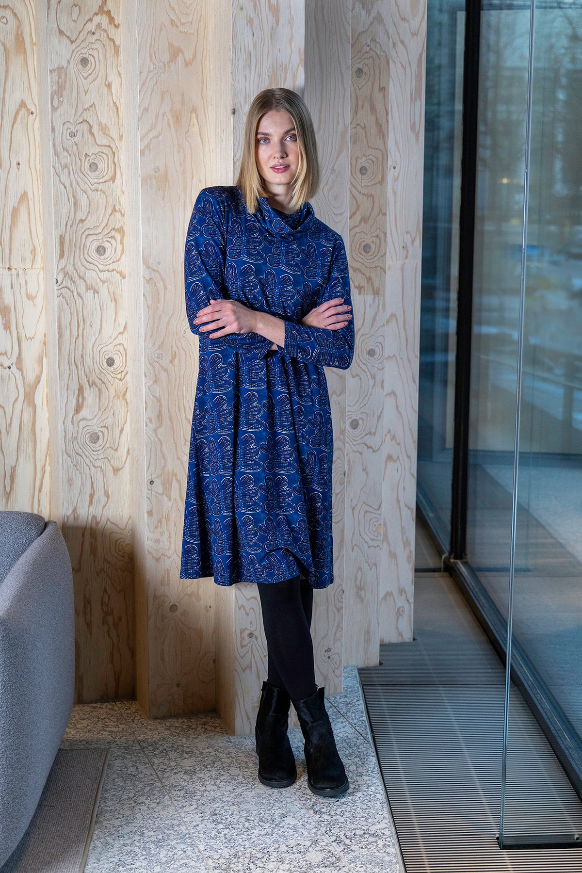 KANTARELLI dress dark blue