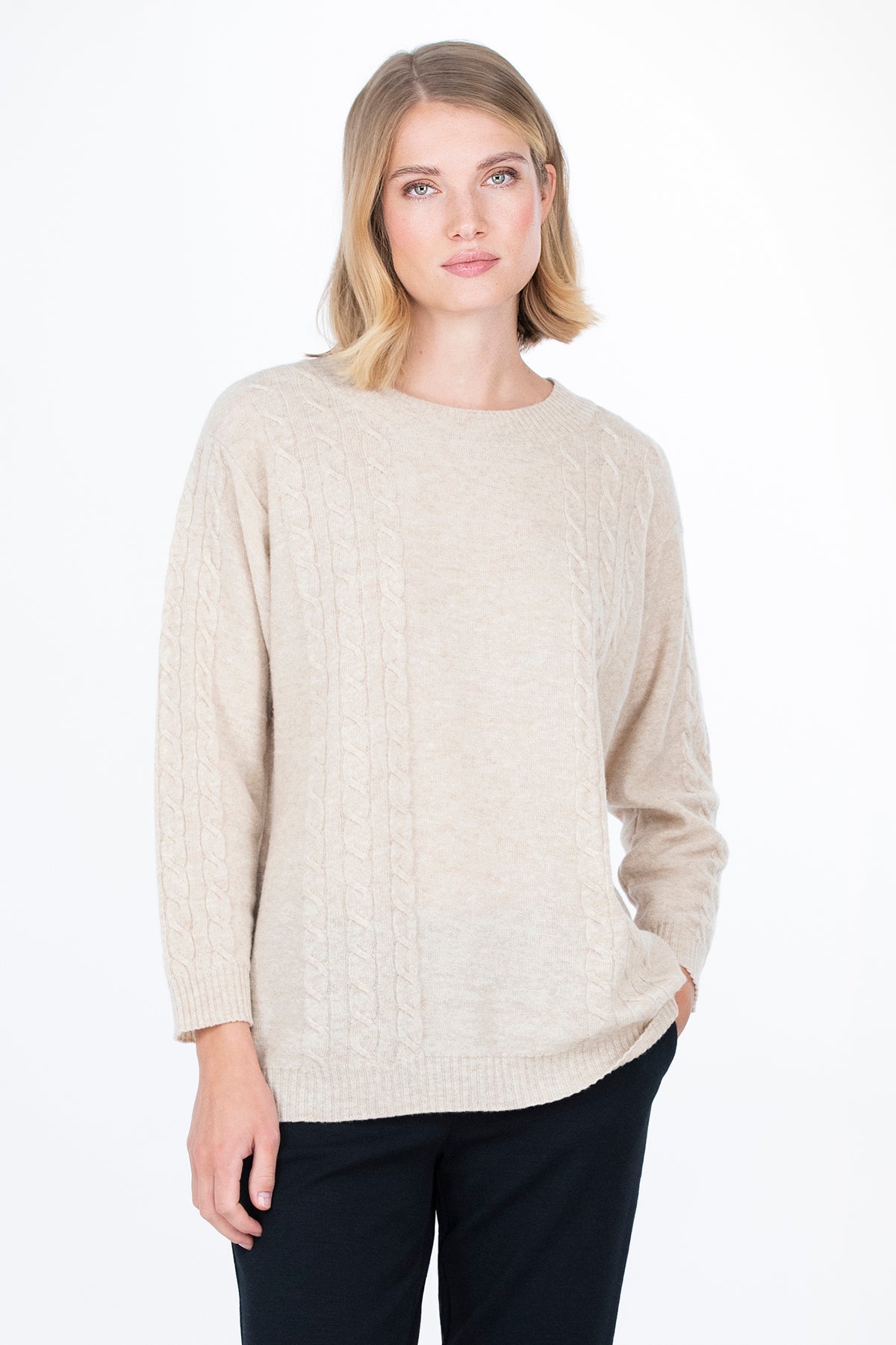 Light cream sweater hotsell