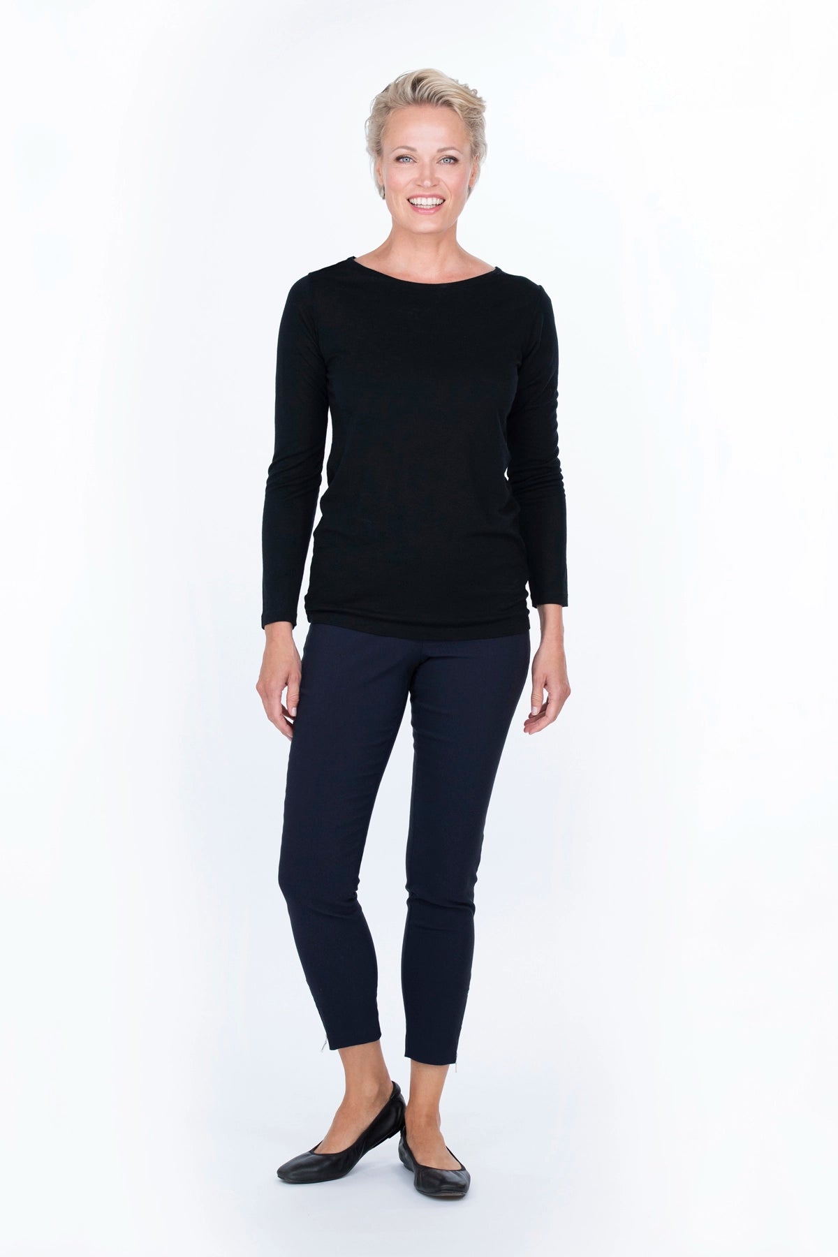 LENA trousers dark blue