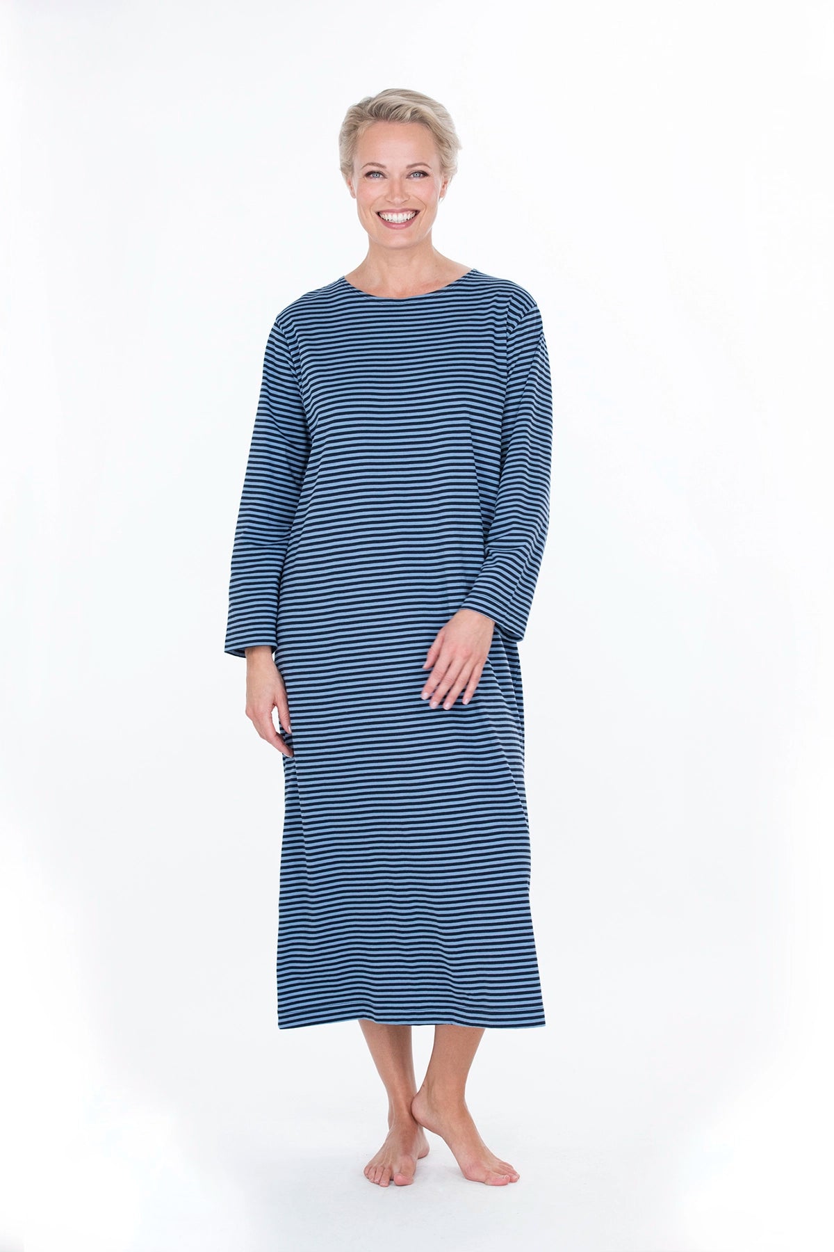 URSULA gown navy-blue