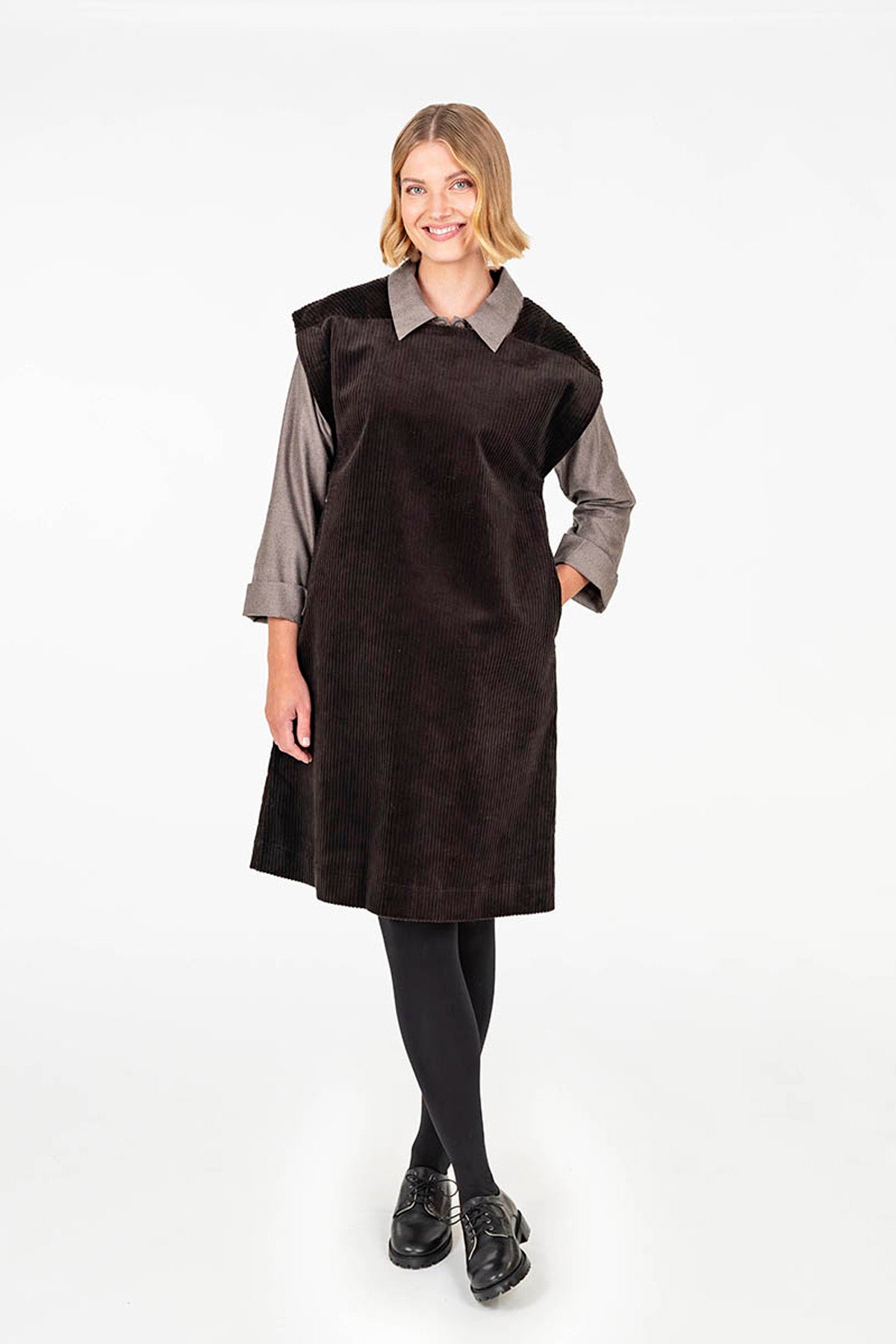 ELVIRA dress brown