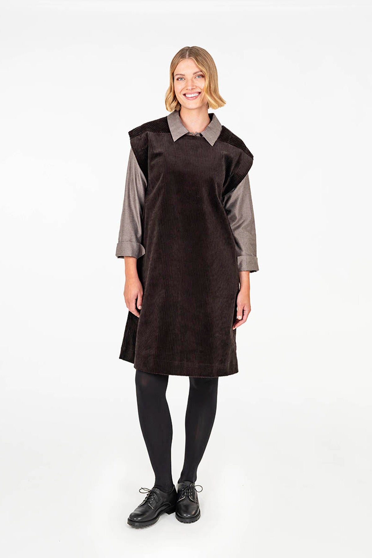 ELVIRA dress brown