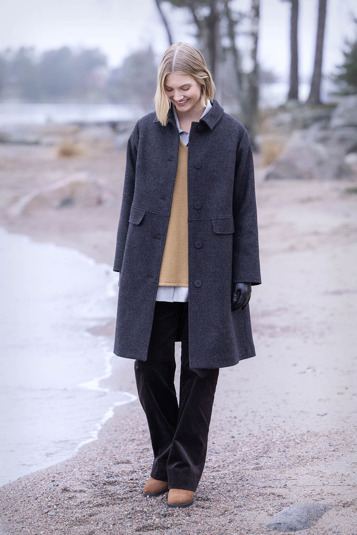 GARDA coat black