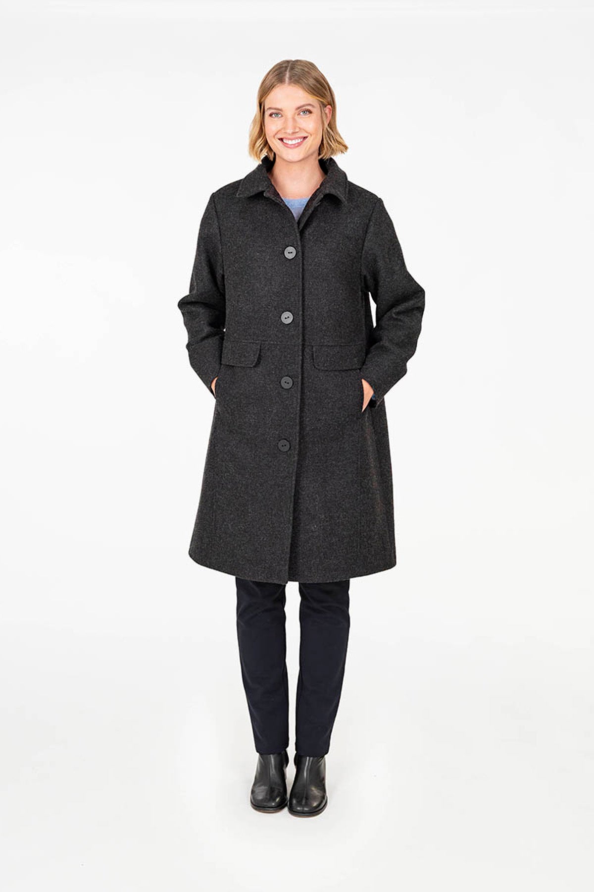 GARDA coat black