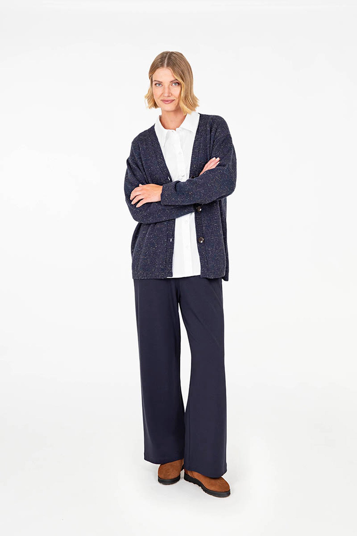 GARONNE cardigan dark blue