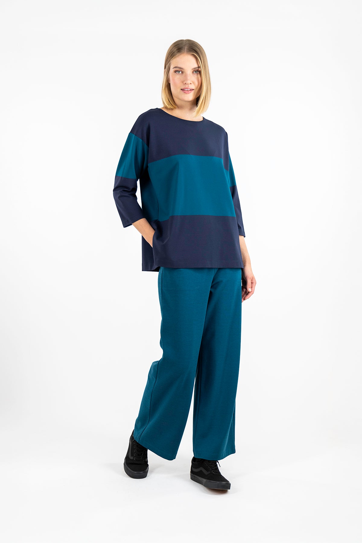 JUURI top dark blue