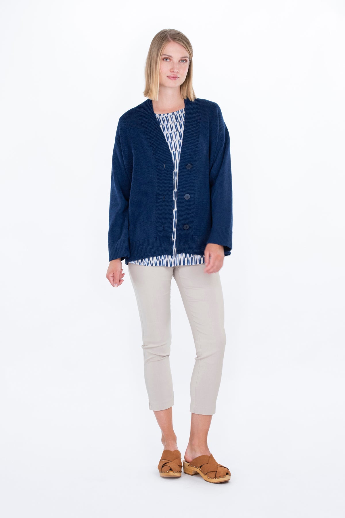 KARVIAINEN cardigan blue