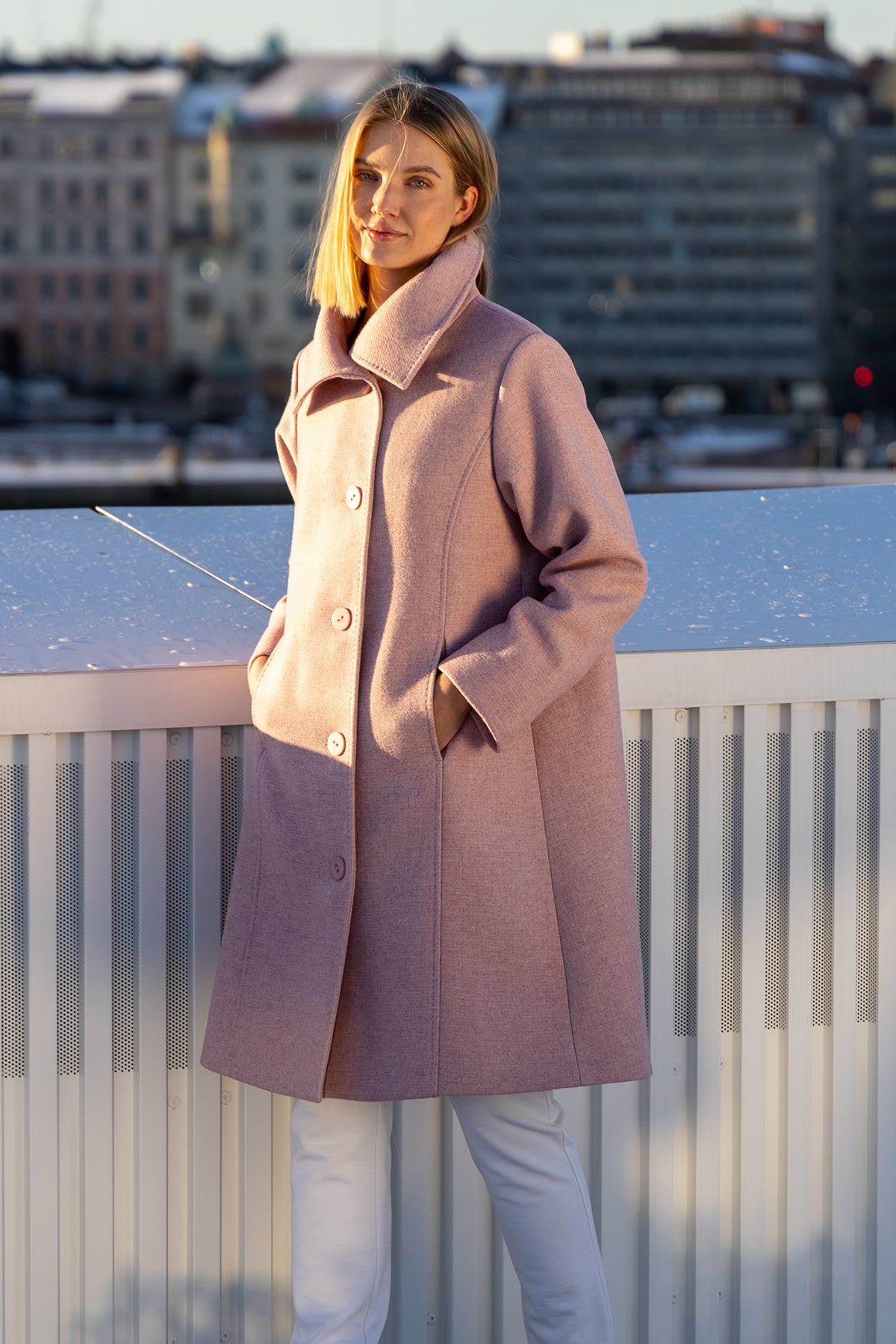 KURPITSA coat light pink