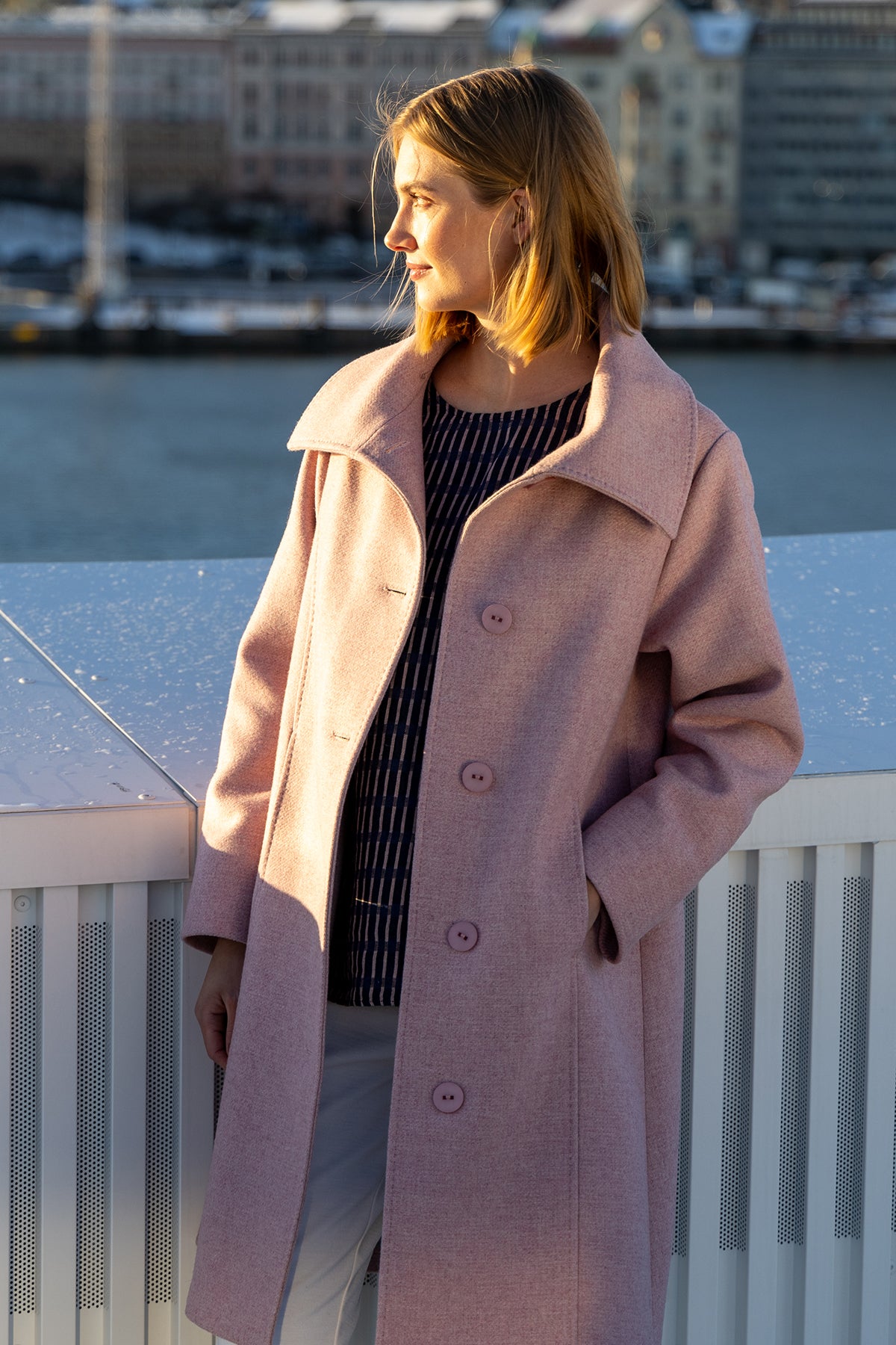 KURPITSA coat light pink