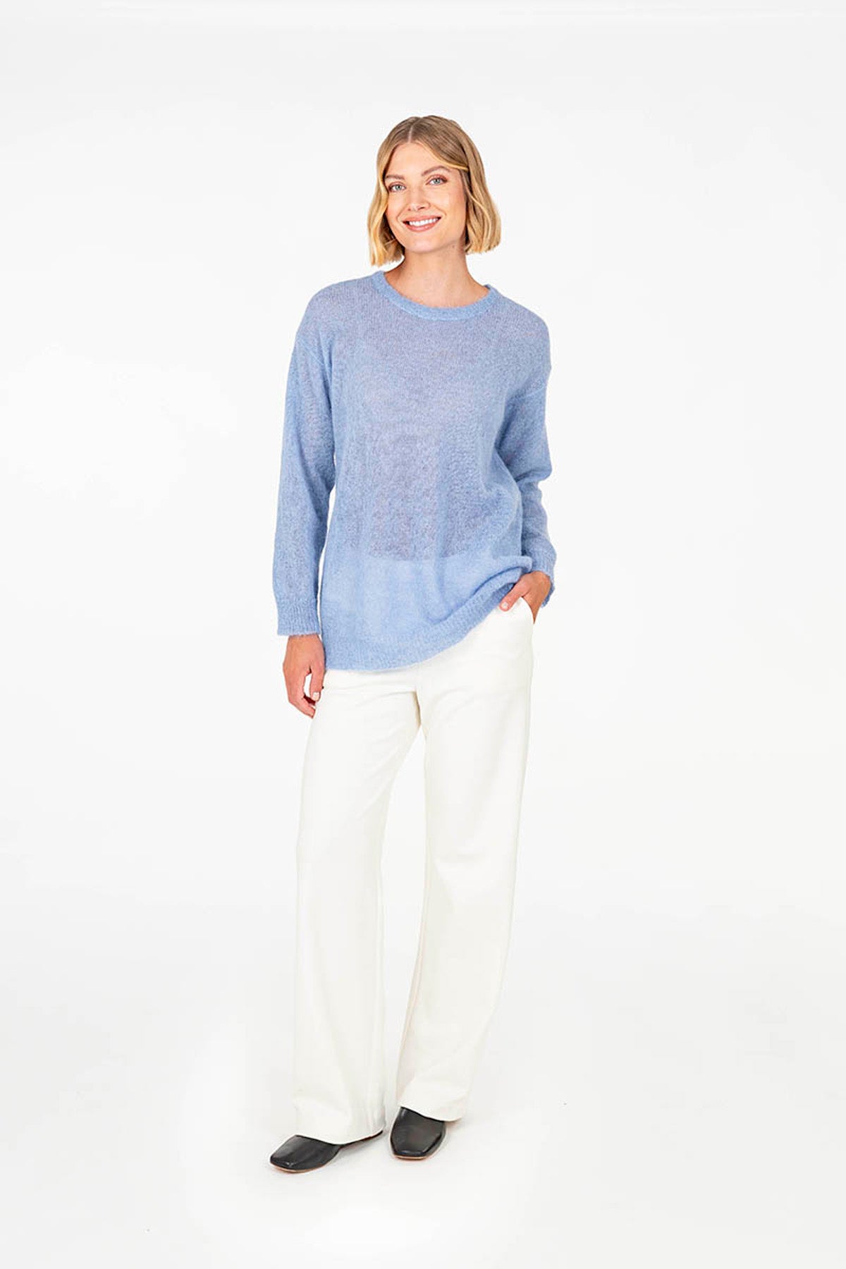 LAULU sweater light blue