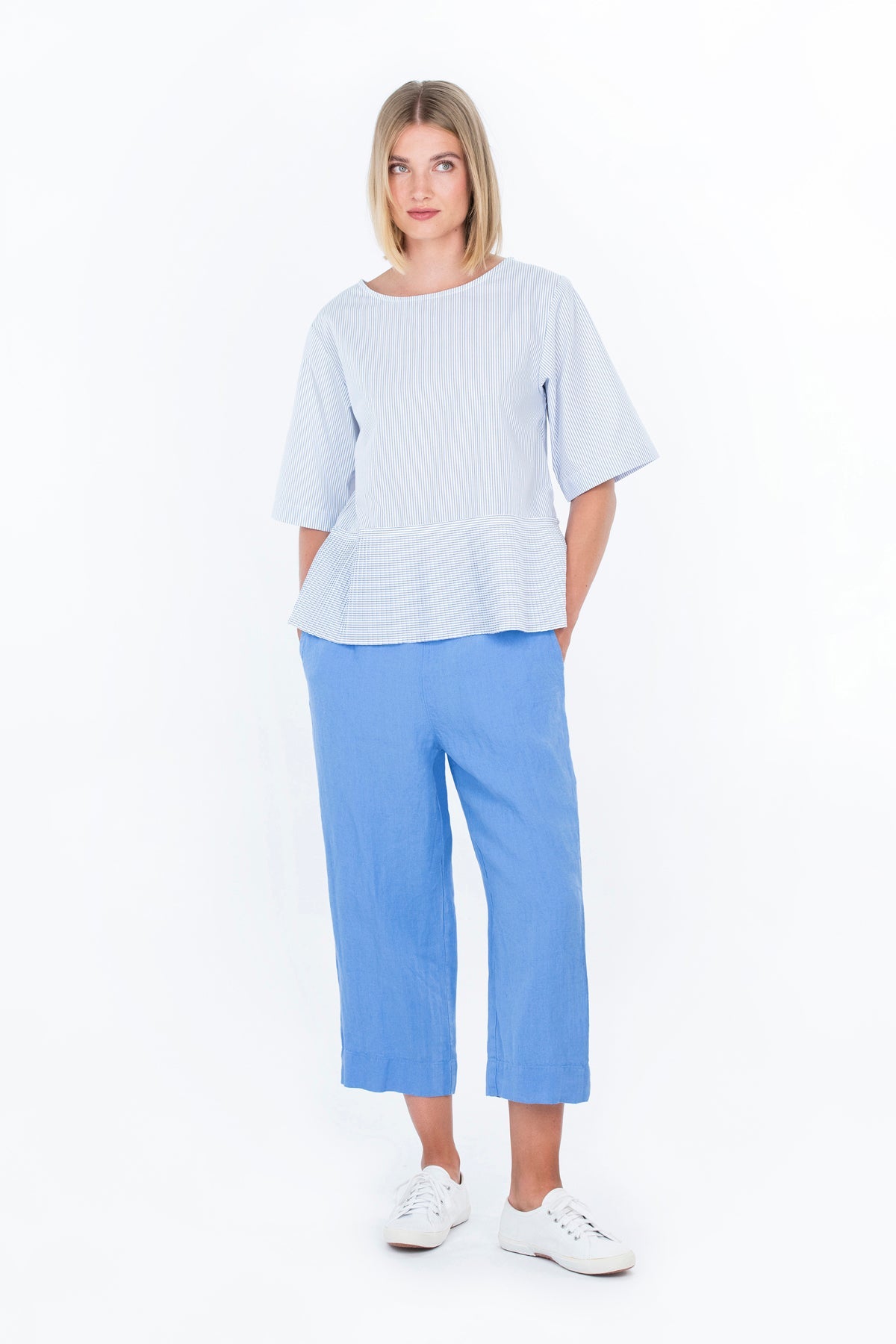 LINA trousers blue