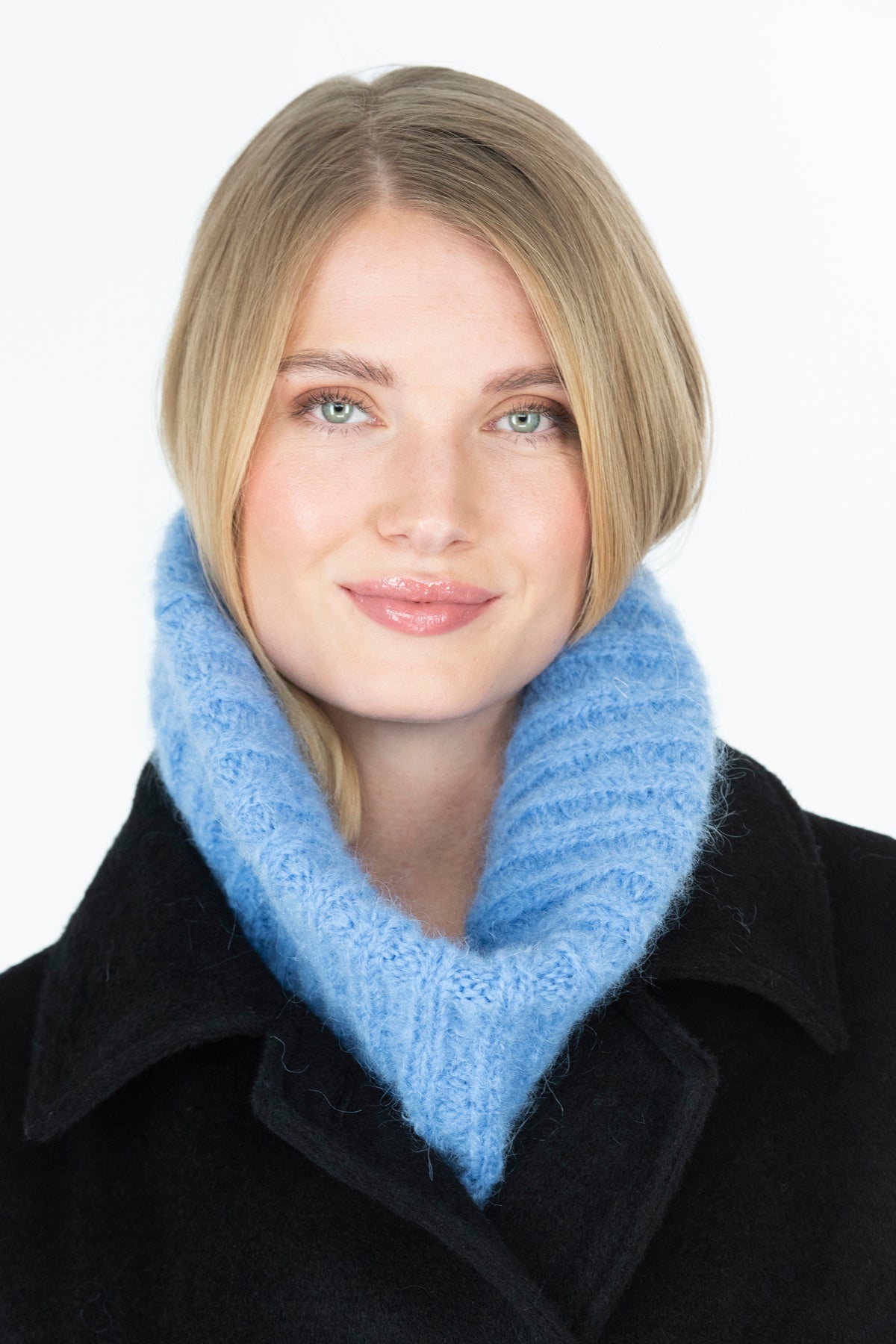 NÄRHI knitted collar blue