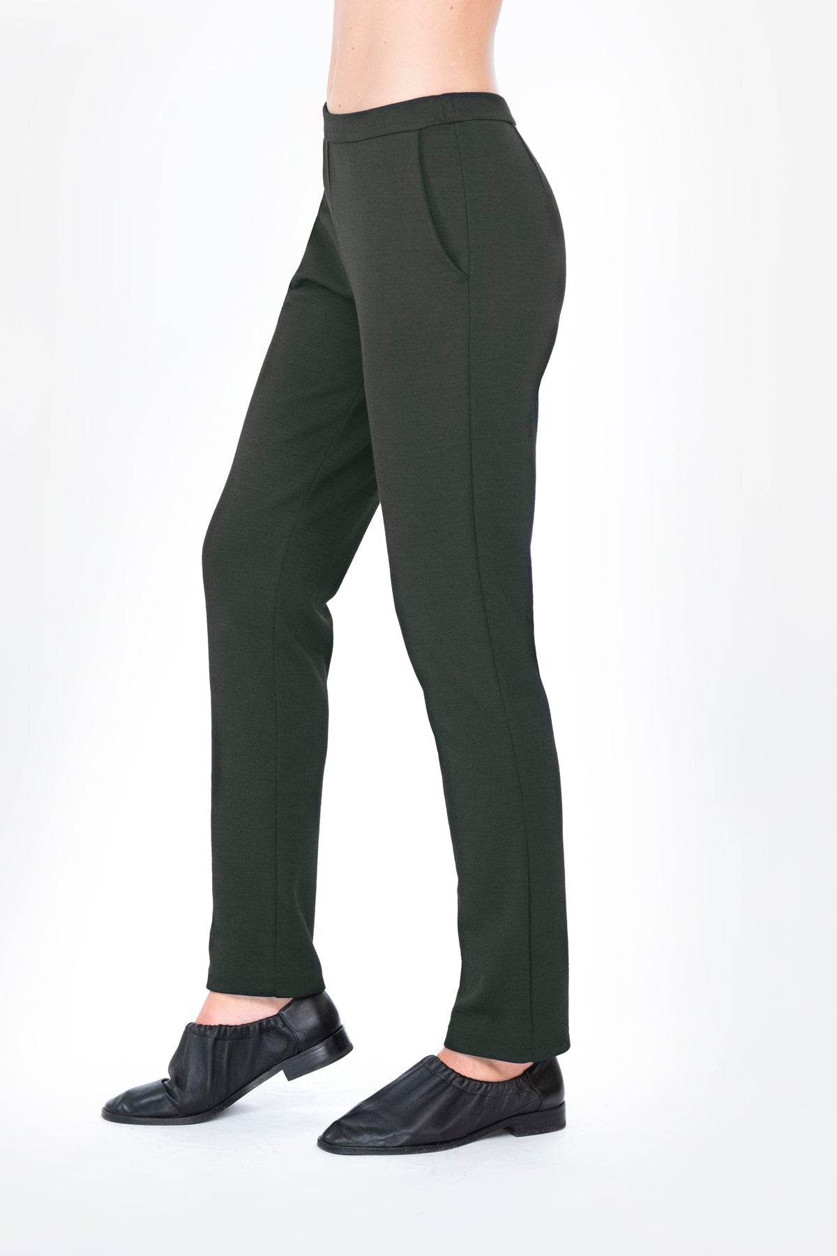 NEA trousers dark green