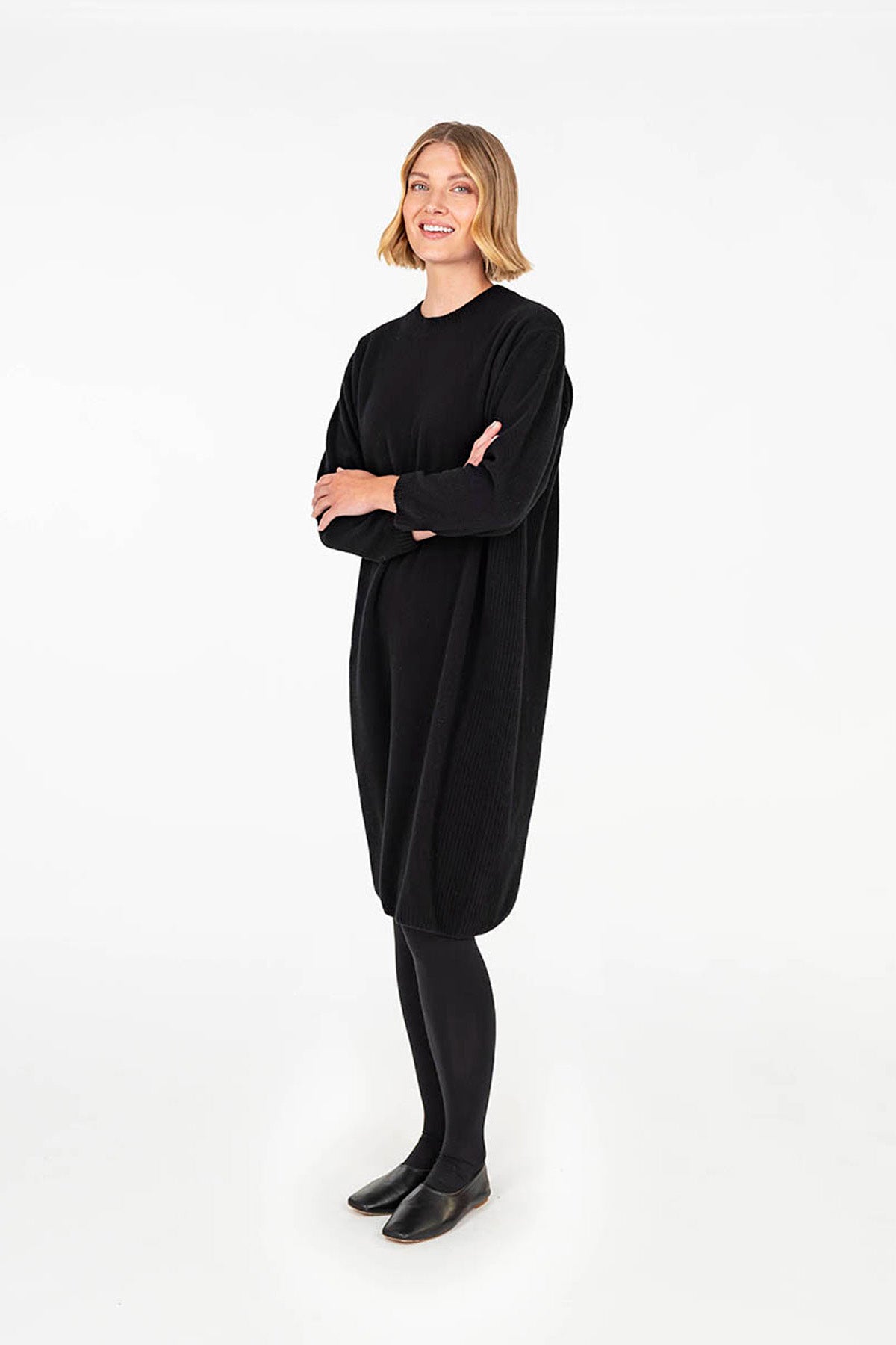 NOTKO knitted dress black