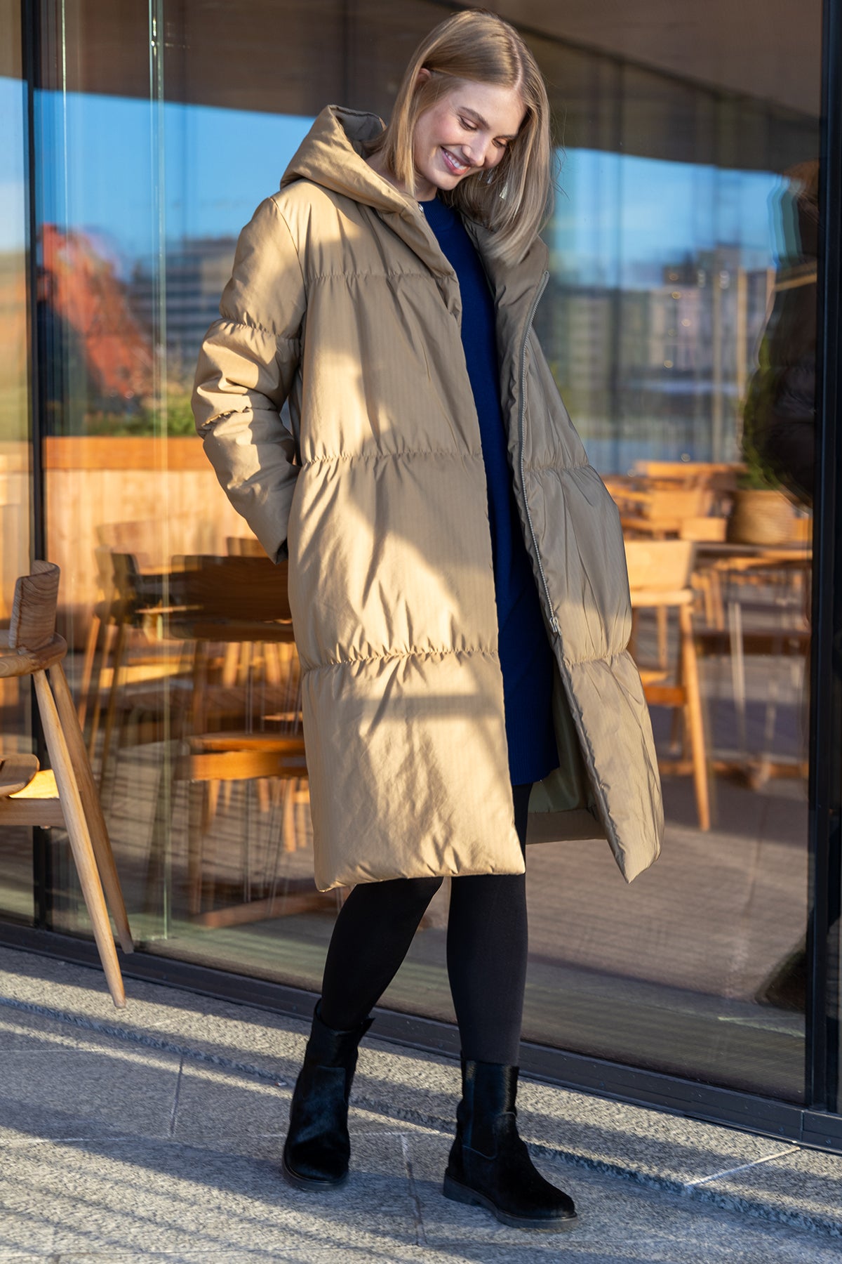 PEGASUS coat camel